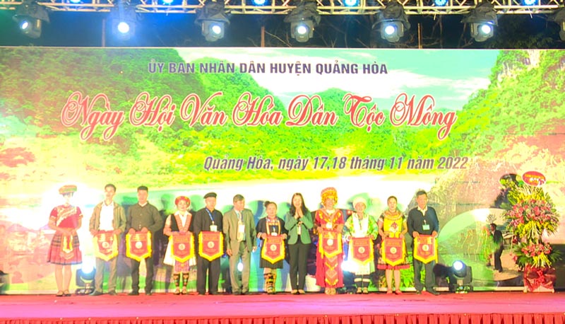 Khai mạc Ngày hội văn hóa dân tộc Mông 2023 tại Cao Bằng