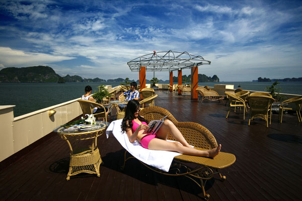 Tour ngủ tàu Emotion - Hà Nội - tour ngủ tàu Hạ Long