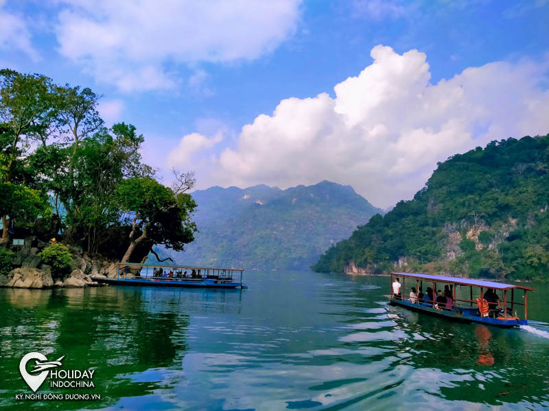 tour th&aacute;c bản giốc hồ ba bể